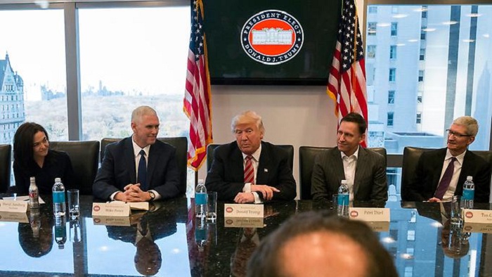 Trump umschmeichelt Silicon Valley