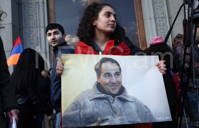 Un sit-in dans la capitale arménienne contre le gouvernement de Serge Sarkissian