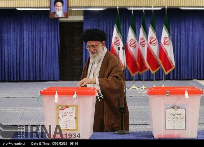 Iranian top clerics cast presidential vote