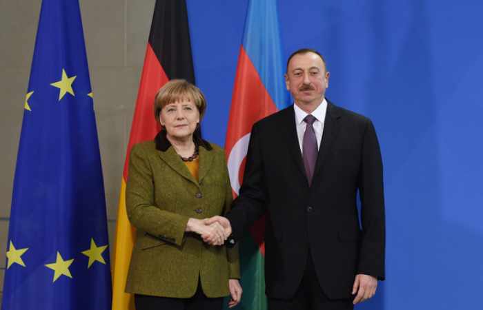 Angela Merkel envoie une lettre au président de la République d’Azerbaïdjan