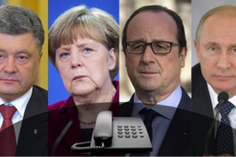 Putin, Hollande, Merkel, Poroshenko to discuss Ukraine crisis on Sunday