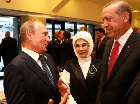 Putinlə Ərdoğanın Bakı görüşü - FOTO