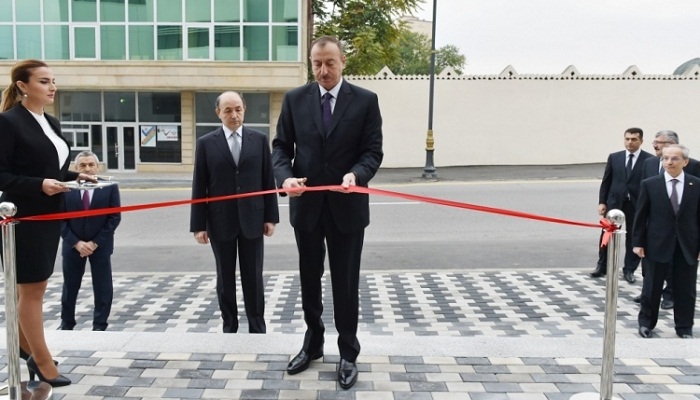 President Ilham Aliyev attends opening of Sabunchu Court Complex - PHOTOS
