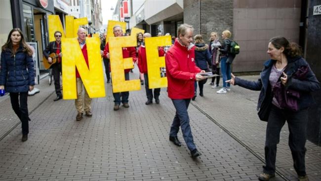 Les Pays-Bas disent non à 64% à l`association Ukraine-UE