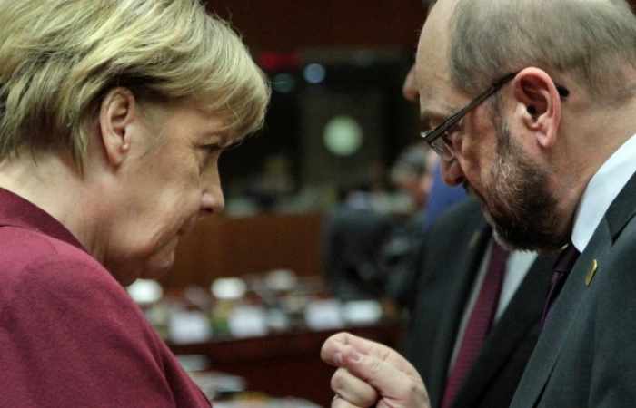 Unionspolitiker fordern härteren Wahlkampf gegen Schulz
