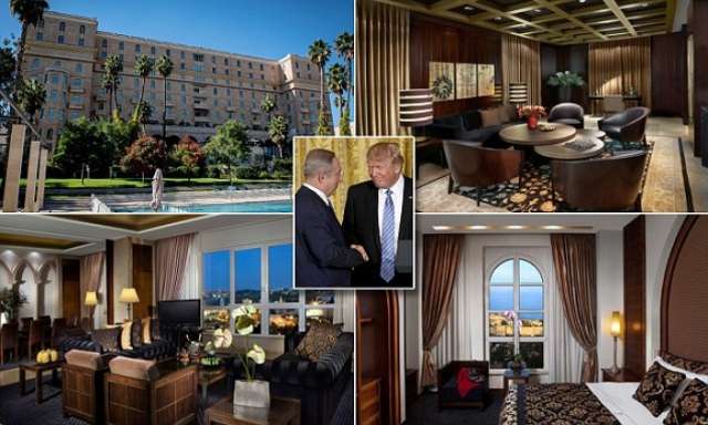 Trump 'to stay in $5,700-a-night bullet-proof, bomb-proof, poison gas-proof Jerusalem hotel room