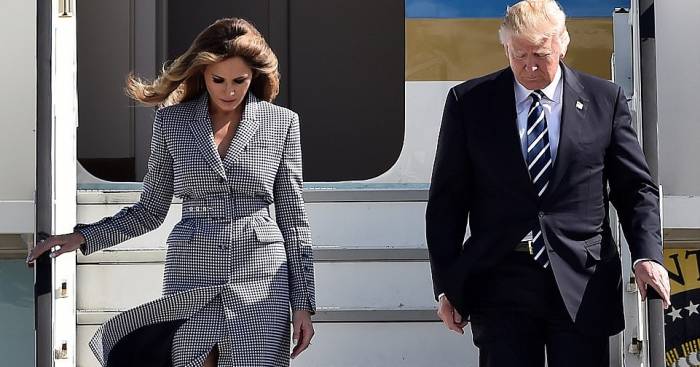 Touche pas à ton épouse 3.0: à Bruxelles, Donald et Melania toujours «séparés» - VIDEO