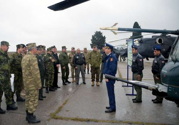 Military attachés accredited to Azerbaijan visits air force unit
