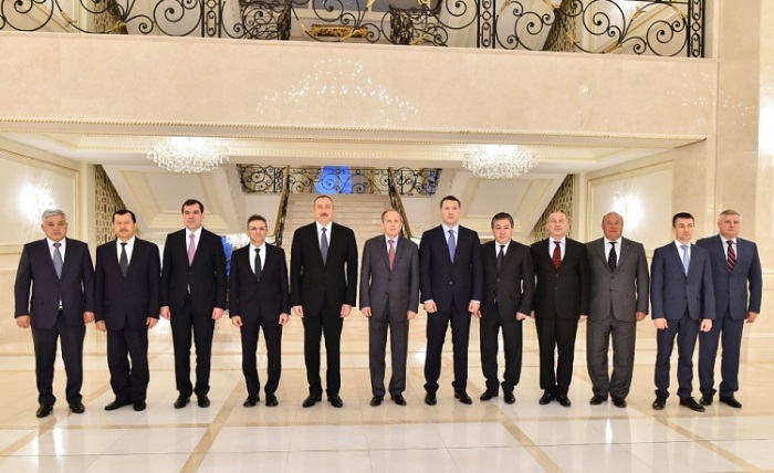 President received participants of meeting of Council of Heads of CIS Security and Intelligence Agencies