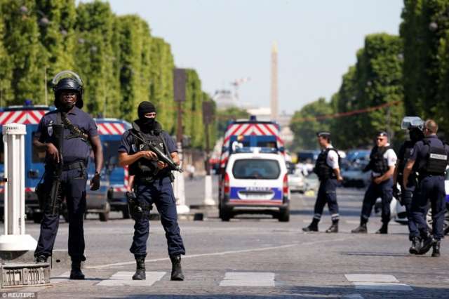 Champs-Elysees on lockdown amid police security alert in Paris