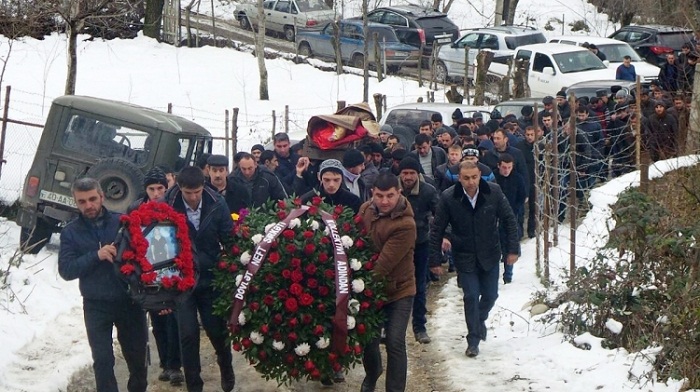 Two oilmen killed in Azerbaijan offshore platform fire buried