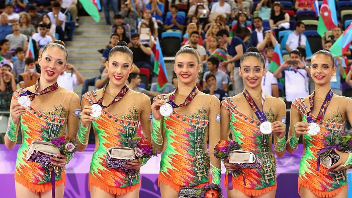 L`équipe d`Israël sélectionnée champion du Coupe du monde de gymnastique 2016 organisé à Bakou - VIDÉO