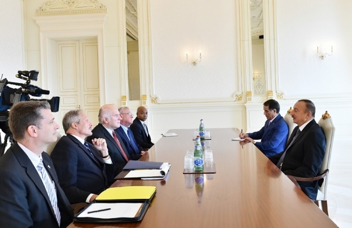 Azerbaijani president receives representative of US Congress