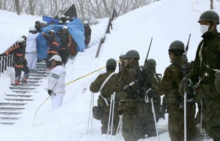 Japon/avalanche: 8 lycéens retrouvés sans vie et 30 autres personnes blessées