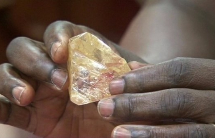 Un diamant exceptionnel en Sierra Leone