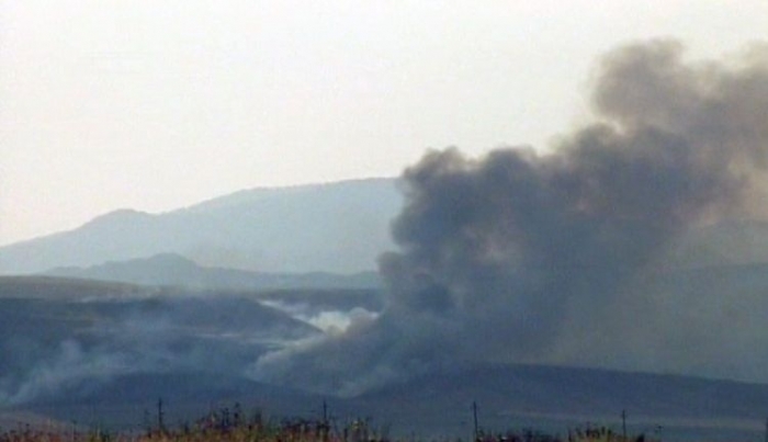 Armenians again set fire to Azerbaijan's occupied territories 
