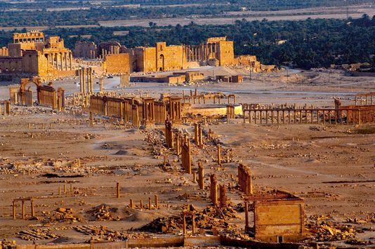 «80 % de l’architecture» du site de Palmyre n’auraient pas été touchés par l’EI