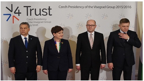 Sommet du groupe de Visegrad, tenu à Prague