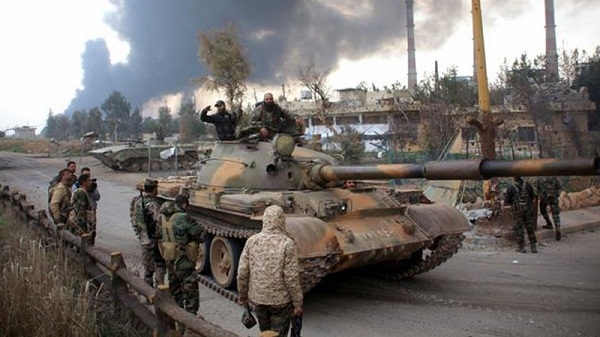 L`armée syrienne à 7 kilomètres de la ville historique de Palmyre