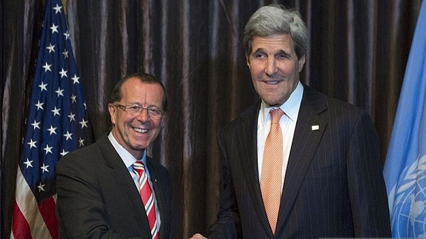 Rencontre de John Kerry avec Martin Kobler