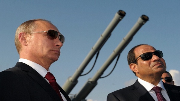 Entretien téléphonique des présidents russe et égyptien