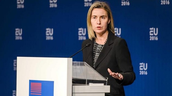 Mogherini insiste sur le règlement de la crise syrienne, via la voie politique