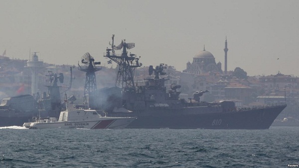 Le destroyer de la mer Noire accomplira des missions au sein du groupe naval de la Marine russe en Méditerranée