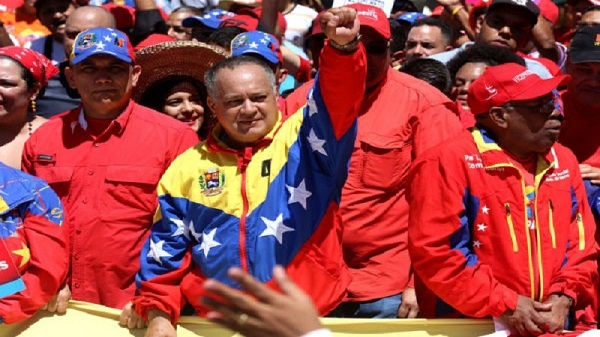 Manifestation anti-américaine, au Venezuela