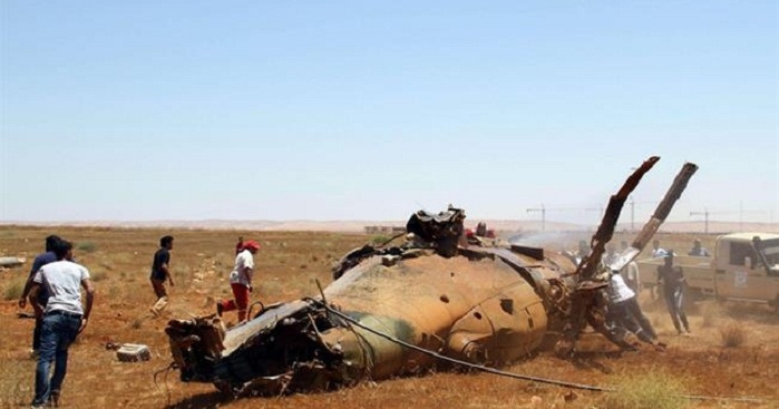 Helicopter crash kills 12 near Libya capital