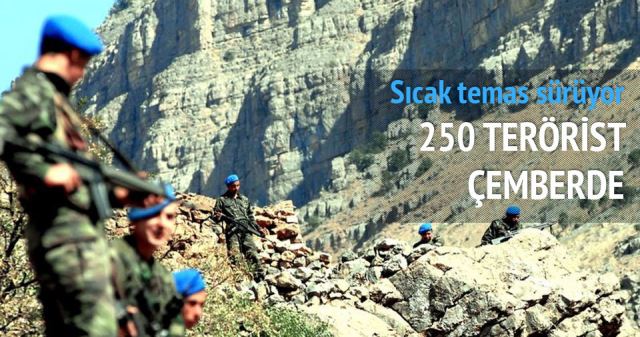 Qisas vaxtı: 250 PKK-çı mühasirəyə alındı