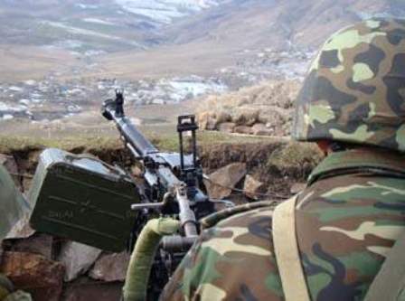 Ermənilər cəbhədə minaatanlardan istifadə edir