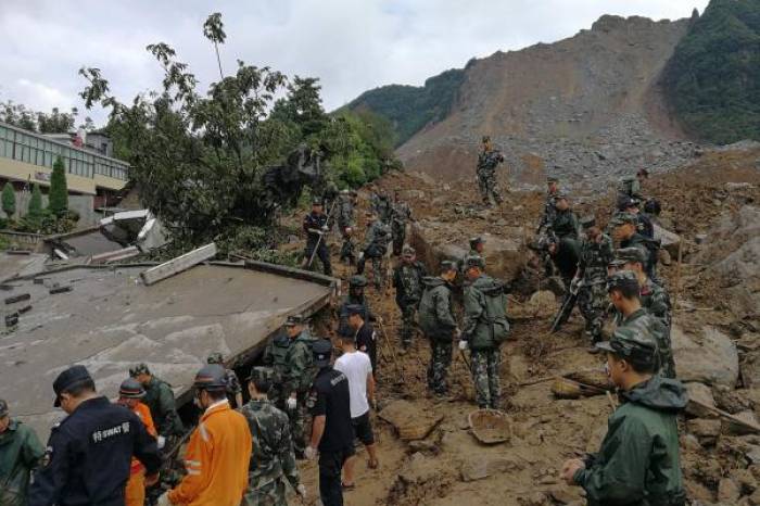 Glissement de terrain en Chine: le bilan grimpe à 32 disparus