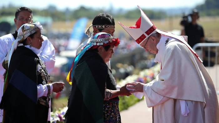 Papst prangert Mapuche-Unterdrückung an