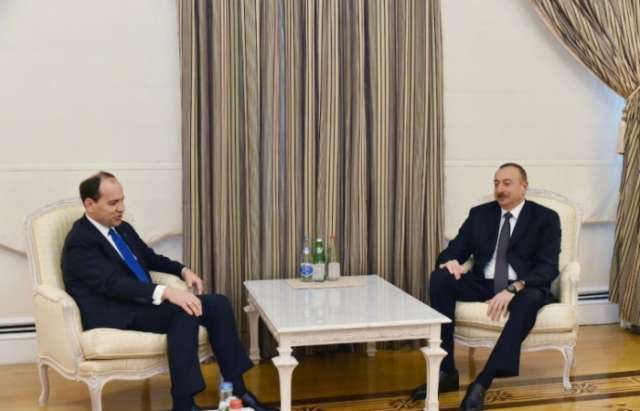 President Ilham Aliyev meets Albanian counterpart