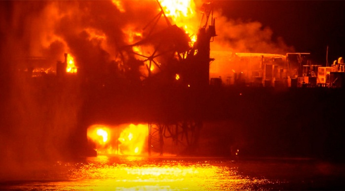 Iran regrets fatal fire in Azeri offshore oil rig