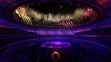 Closing Ceremony Fireworks - VIDEO