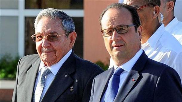 Hollande appelle Obama à lever l`embargo commercial qui frappe Cuba depuis 1962