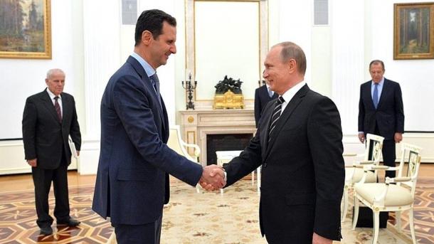 Assad remercie Poutine pour le soutien de l`armée russe dans la reprise de Palmyre