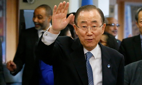 Ban Ki-moon fait ses adieux à l`ONU, "un peu comme Cendrillon"