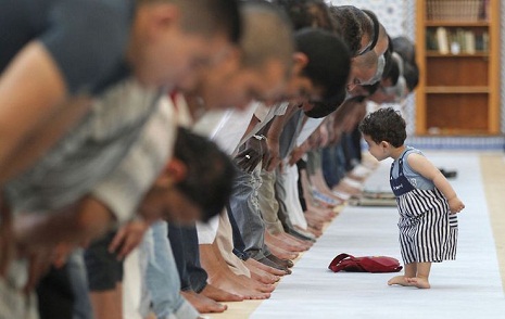 Holiday prayer performed in Azerbaijan