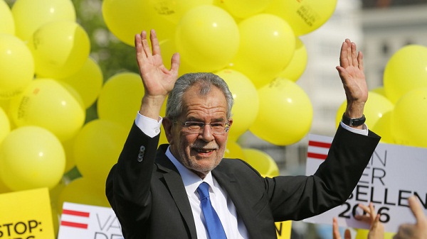 L’écologiste Alexander Van der Bellen élu à la présidence de l`Autriche