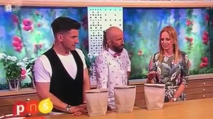 Clou du spectacle: une Polonaise se fait perforer la main en direct - VIDEO