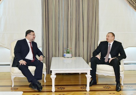 President Ilham Aliyev receives OSCE Project Co-ordinator in Baku Alexis Chahtahtinsky