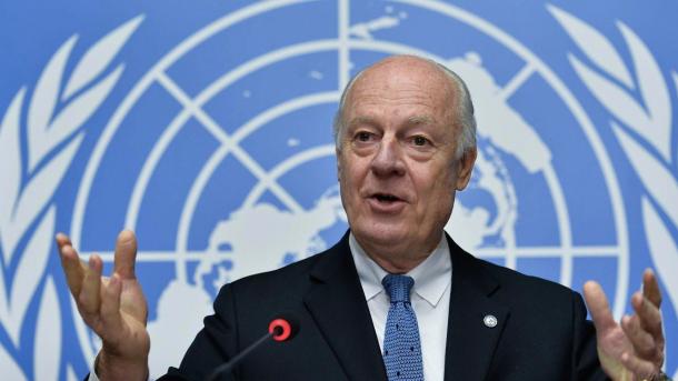De Mistura suit avec "grand intérêt" les échanges Erdogan-Poutine sur la Syrie
