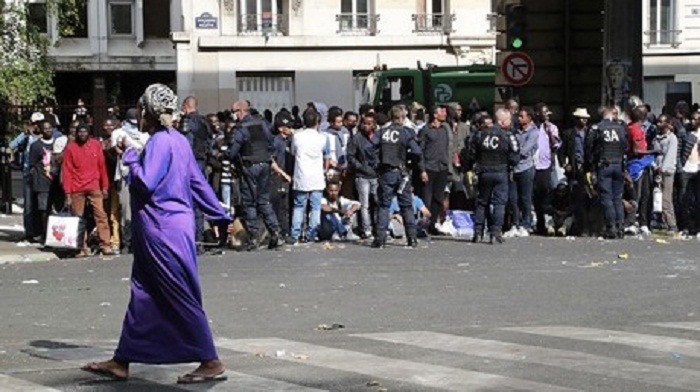 Le groupe anticapitaliste Blockupy manifeste dans les rues de Berlin