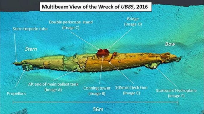 Briten finden angeblich UB-85