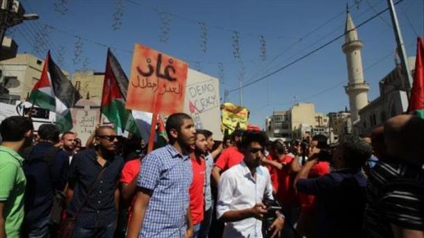 Amman: Manifestation contre l’achat du gaz israélien
