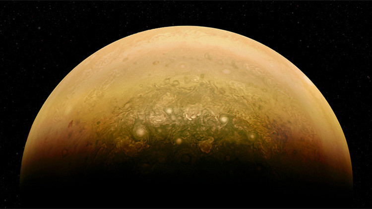 Júpiter `sonríe` en una curiosa foto de la NASA