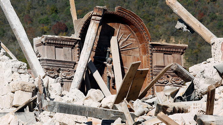 Roban un cuadro del siglo XVII tras los terremotos de Italia