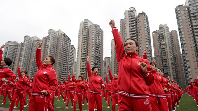 50.000 personas danzan simultáneamente en China para romper un récord Guinness